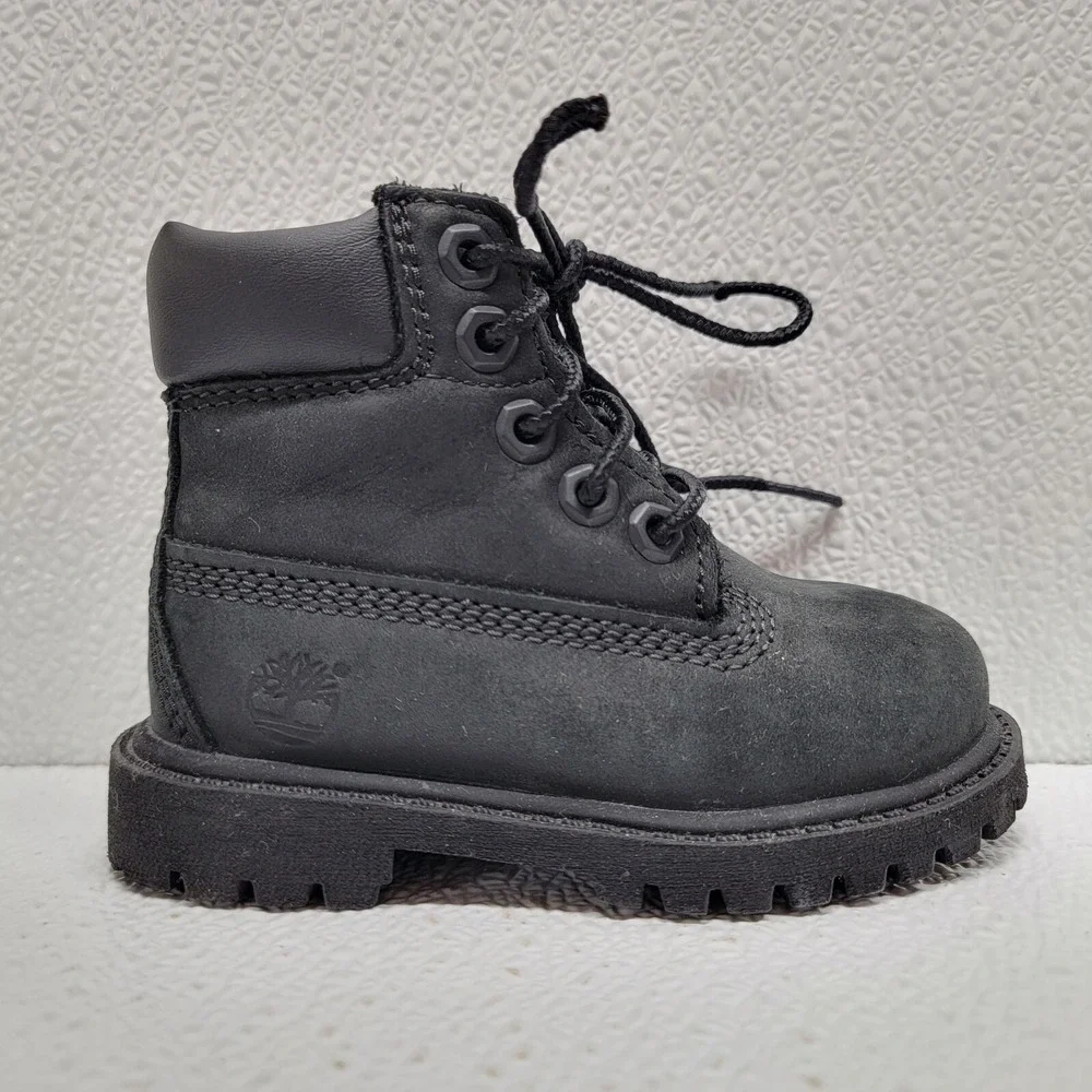 Timberland Toddler Waterproof Size 5 Black Boots 6